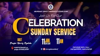 Celebration Sunday Service || 11th Jan 2026 || AGT Düsseldorf || Pst Lanre Opaleke