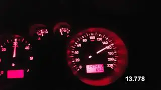 Seat Ibiza 2007 1.9 tdi 101 - stock vs stage 1 100-150 kmh acceleration test