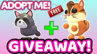 ADOPT ME CHIPMUNK + RACCOON FREE *OPEN* GIVEAWAY !