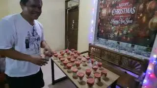 Camp Oracion Christmas party . Games , prizes and presents.