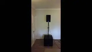 QSC KW181 Bass test