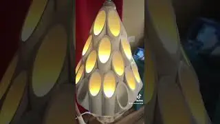 PVC lamp and stand are completed. #keepcreatingstuff