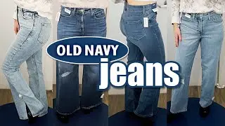 Old Navy JEANS | shop with me | dressing room try on
