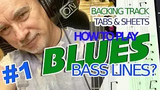 Janusz Frychel - Blues Shuffle Bass Line, Ex. 1 - 12-Bar Blues