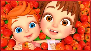 The Five Red Apples Song + Kids Songs & Nursery Rhymes | Awesome Baby #babysongs #kidssongs