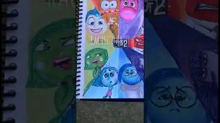 Drawing Inside out 2 emotions! #shorts #insideout2 #art