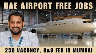 FREE UAE Recruitment | German MNC Hiring 🔥 Airport Maintenance Jobs | High Salary | #andt #gulfjobs