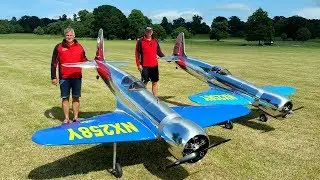 Two Giant Rc Hughes H-1 At Weston Park