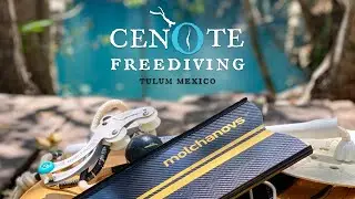Cenote Freediving! Happy new year from our Cenote Angelita Tulum for a first freedive of the year!