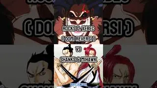 Rocks D. Xebec vs Shanks & Mihawk || #whoisstrongest #onepiece #shorts