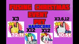 Fusing Best Christmas Event Pets In Pet Simulator X