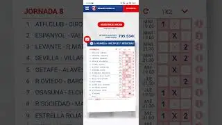 JORNADA 8 DE LA QUINIELA