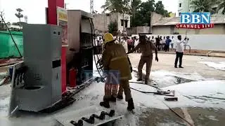 Fire engulfs at petrol pump in Nacharam, 2 Injured