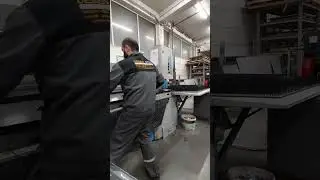 CNC Euromac - Setting up, changing louver tool , punching louver work ✅️ 4K