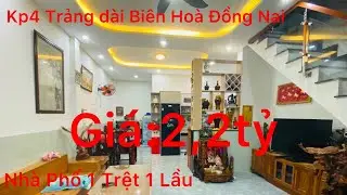 Nhà Đẹp Giá Rẻ Biên Hoà.Toạ lạc kp4 Phường Trảng Dài Biên Hoà Đồng Nai