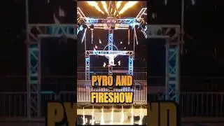 Amazing Aerial Acrobatic Pyro-Fireshow #pyrotechnics