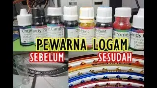 tutorial chrome candy paint&lrm; instan Pewarna Logam