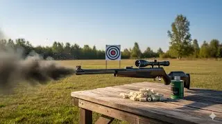 Po czyszczeniu lufy przeciarakami filcowymi. Wyniki i skupienie Śrut 4.51 Exact HHF900. Test na 15m 