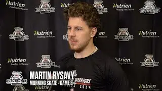 Martin Rysavy &ndash; Game 3 Morning Skate
