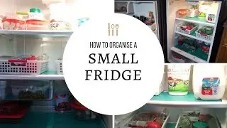 HOW TO ORGANIZE A FRIDGE || Ideas to organize a small fridge || Indian(NRI) Fridge Tour