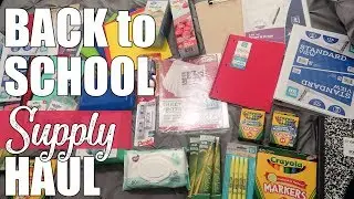 Walmart Back to School Supply Haul | School Supplies 2019 | 1st and 2nd Grade