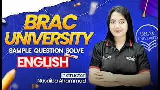 BRAC University Admission Test English Sample Question Solve