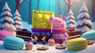 Sweet Dreams with SpongeBob and Peppa ❄️ 🌌 Reduce Anxiety & Relax the Nervous System