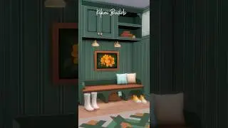 The sims 4 Grange Mudroom kit by Peacemaker. #grangemudroom #thesims4 #simsasmr #sims4 simsbuild