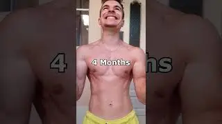 Skinny to muscle  - 4 8 12 Months Transformation