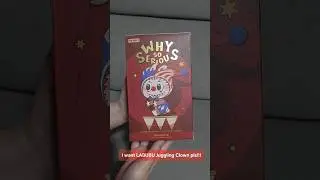 Unboxing Why So Serious Vinyl Plush Pendant Blind Box from Popmart. I want Labubu pls!!