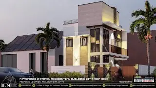 A PROPOSED 2- STOREY RESIDENTIAL BUILDING WITH ROOF DECK I DREAM HOME FOR AN OFW FAMILY