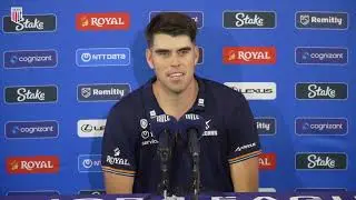 Post-game Press Conference Match 32 Qualifier: MI New York VS SF Unicorns |Xavier Bartlett|