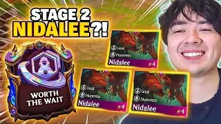 I Unlocked Nidalee On Stage 2... It Was My Most Insane Game This Set!
