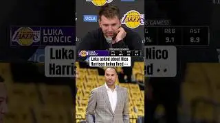 Luka Dončić on Nico Harrison being fired 👀