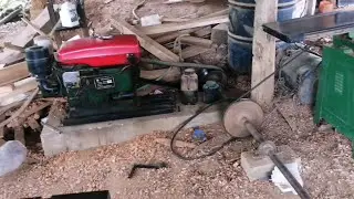 Como instalar en simultáneo máquinas de carpintería con un motor estacionario