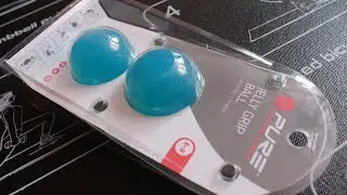 Мячики эспандеры для рук PURE2IMPROVE JELLY GRIP BALL BLUE HEAVY 2 шт | распаковка