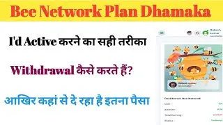 Bee Network Plan Update Today ? I'd Active करने का सही तरीका ? Bee Network Plan 