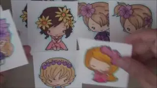 Memory Card Game The Bloom Stamp Set (Fun Game at the end)