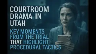 Courtroom drama in Utah &ndash; key moments from the trial that highlight procedural tactics