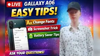 Samsung Galaxy A06 Easy Phone Tips &ndash; Font, Screenshot & Battery Tricks
