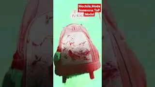 Mochila #TopModel. #Moda juvenil.Publicidad. Croma shorts.El blog de MA. creaciones virtuales.