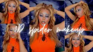MsAaliyahjay inspired 3D Spider Makeup Easy DIY