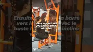 Tirage vertical &agrave; la machine (Matrix Basic Fit)