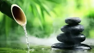 Healing Piano & Bamboo Water Sounds 🌿 Deep Sleep, Stress & Anxiety Relief | Relaxing Nature Music