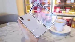 Magnetic Aluminum Case with Tempered Glass
