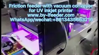 Friction feeder with vacuum conveyor