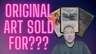 Original Magic Alpha Art Sold for how much?