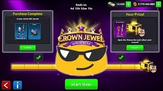 *NEW* CROWN JEWEL Winstreak Ring -  Free Cue and Avatar + Buying SNIPER CUE - 8BallPool GamingWithK