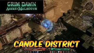 Grim Dawn | AoM | Candle District run with Druid