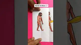 🧬 Future evolution? 😱 #shorts #art #artist #drawing